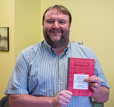 Image for From Class Discussions to the Page: Dr. Jamie Gillies Publishes New Book on 2020 Presidential Election