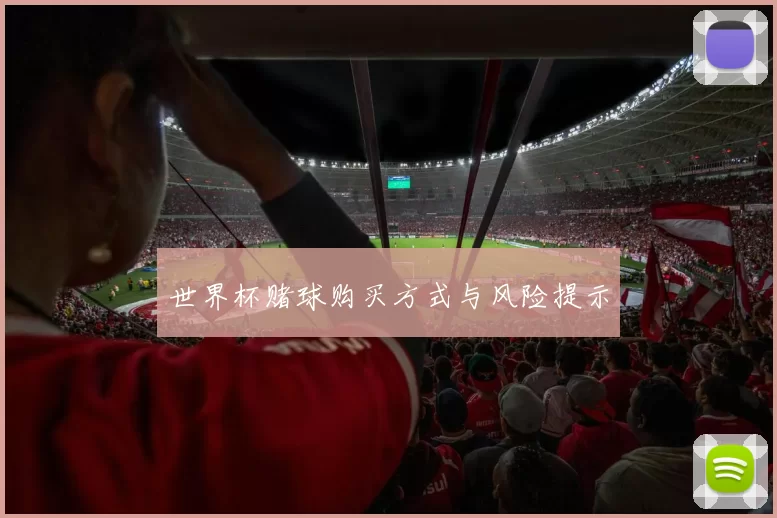 世界杯赌球购买方式与风险提示